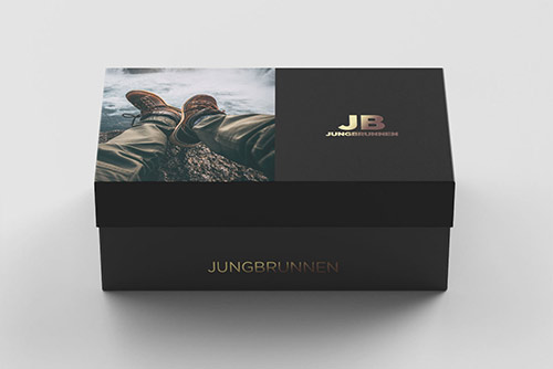 Verpackungsdesign Schuhkarton