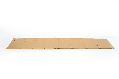 Cardboard box with compartments